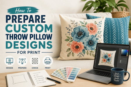 How To Prepare Custom Throw Pillow Designs for Print