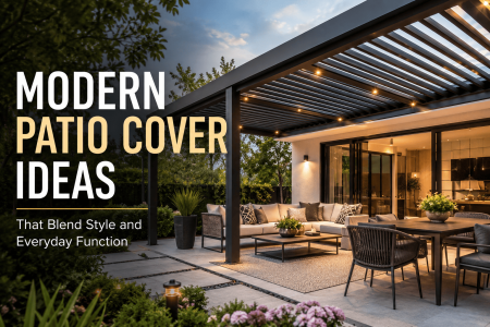 Modern Patio Cover Ideas That Blend Style and Everyday Function