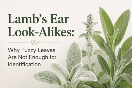 Lamb’s Ear Look-Alikes: Why Fuzzy Leaves Are Not Enough for Identification Lamb’s Ear Look-Alikes: Why Fuzzy Leaves Are Not Enough for Identification