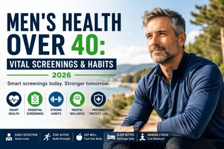 Men’s Health Over 40: Vital Screenings & Habits (2026) Men’s Health Over 40: Vital Screenings & Habits (2026)