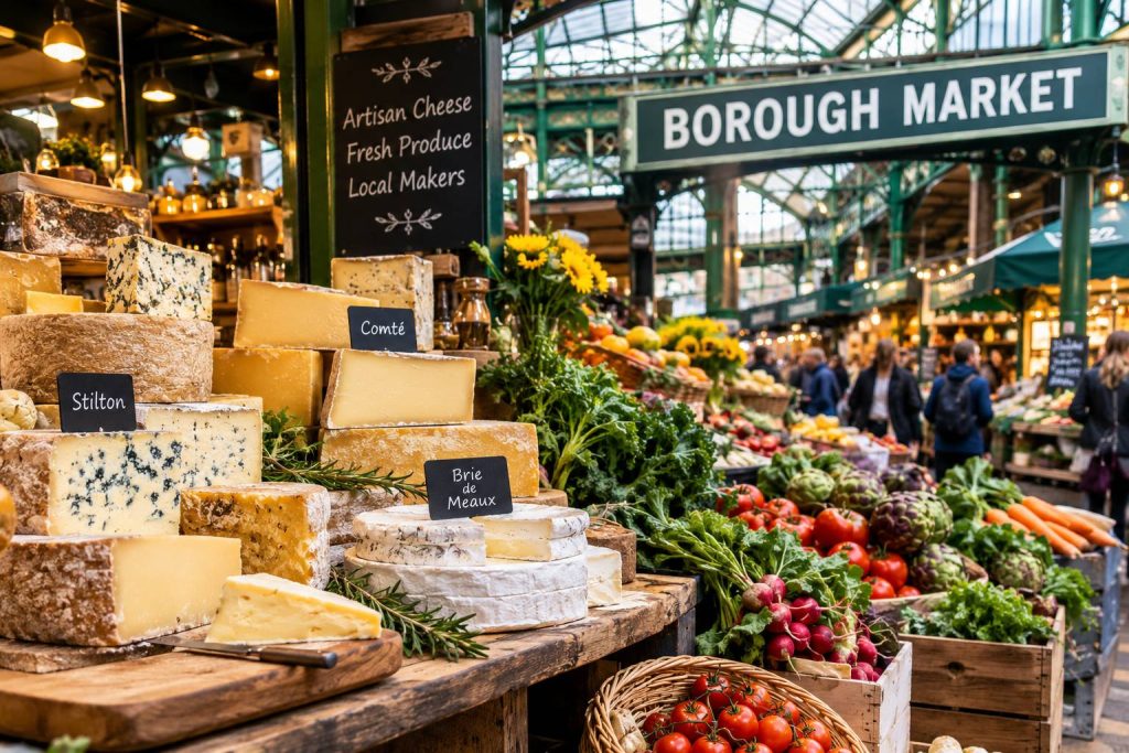 Where to Buy Artisan Cheese & Produce at Borough Market Where to Buy Artisan Cheese & Produce at Borough Market