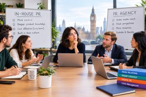 In-House PR vs Agency: What’s Right for a UK Startup In-House PR vs Agency: What's Right for a UK Startup