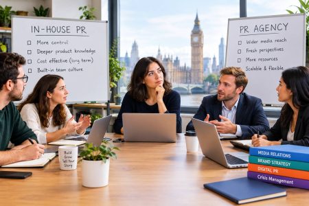 In-House PR vs Agency: What’s Right for a UK Startup In-House PR vs Agency: What's Right for a UK Startup